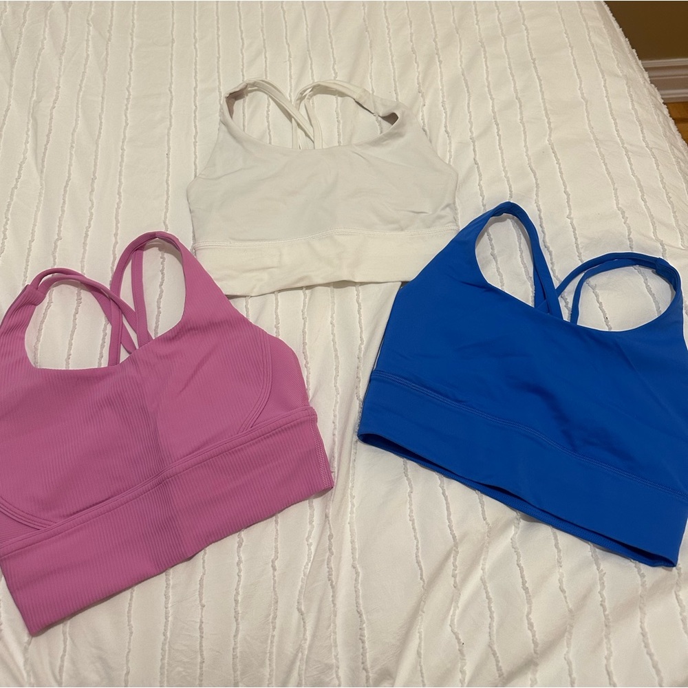 Pack of 3 Lululemon sports bras